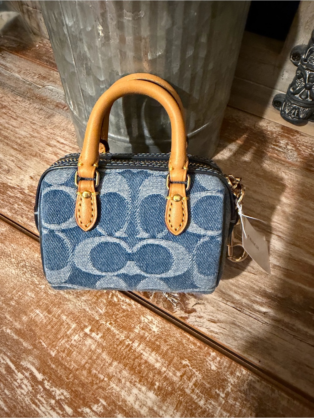 Coach Mini Rowan Bag Charm - Picture 3 of 7